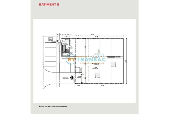 A LOUER dans un parc moderne 7 bâtiments indépendants neufs d'activités et bureaux de 718 à 918 m² à CHANTELOUP-EN-BRIE — photo 5
