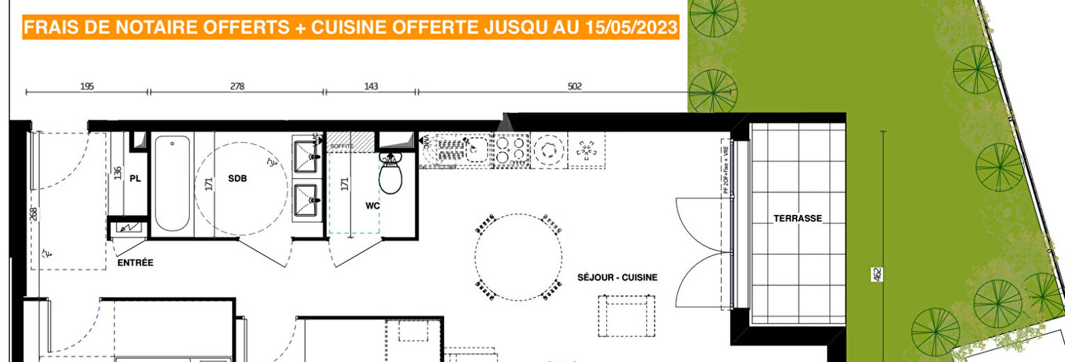 Appartement 3 Pièces 66 m² à vendre à La Roche-sur-Yon (85000)