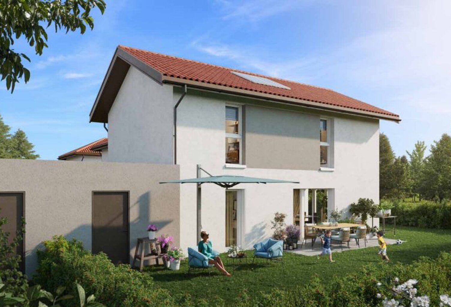 Villa neuve 4 pièces lot 111 de 104,83 m2, surface utile 268,32 — photo 1