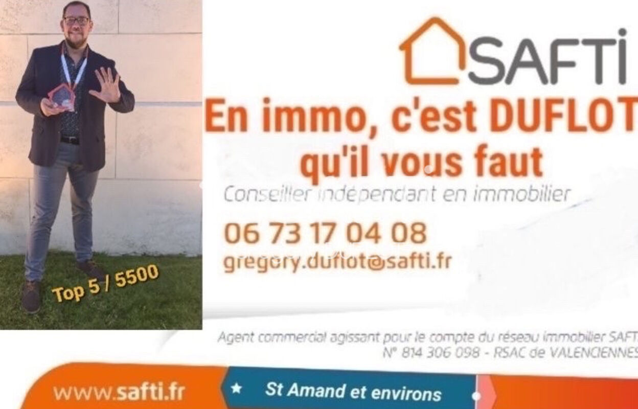 maison 3 pièces 70 m2 à vendre à Saint-Amand-les-Eaux (59230)