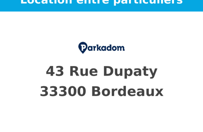 garage  pièces  m2 à louer à Bordeaux (33300)