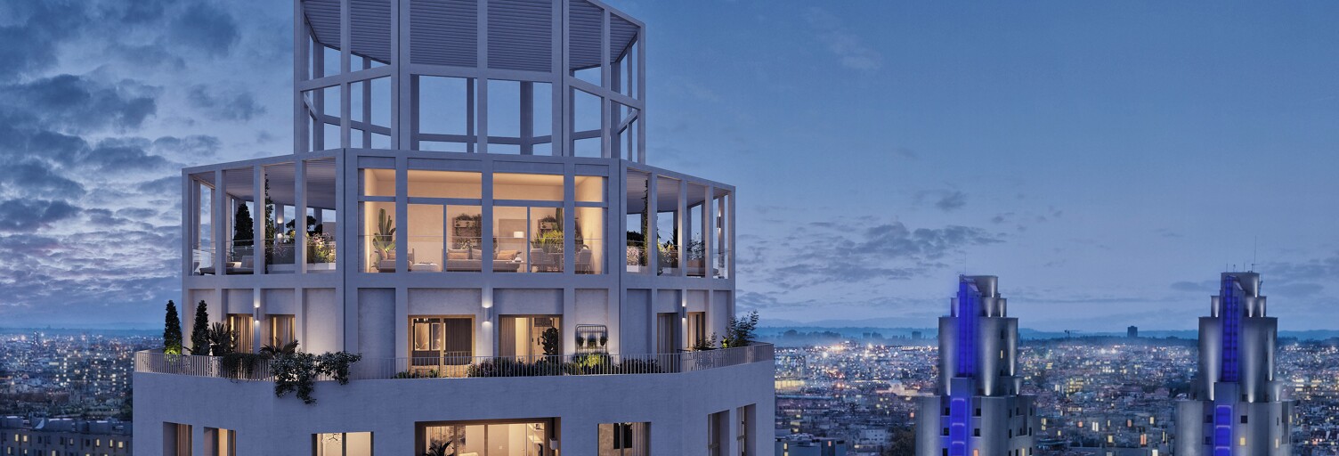 Appartement neuf T2, T3, T4, T5 Pièce 43 à 128 m² à vendre à Villeurbanne (69100)