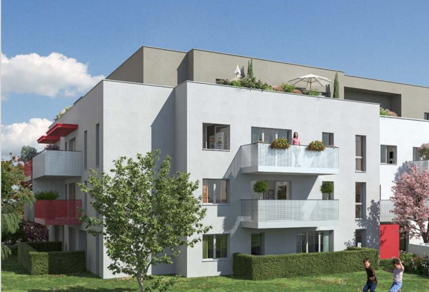 Appartement neuf T3 de 61,12m2, surface totale de 69,34m2 — photo 1