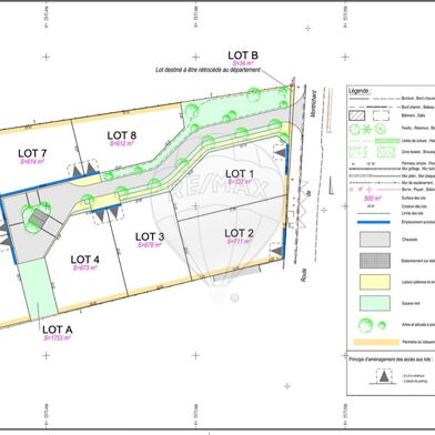 Terrain 562 m²