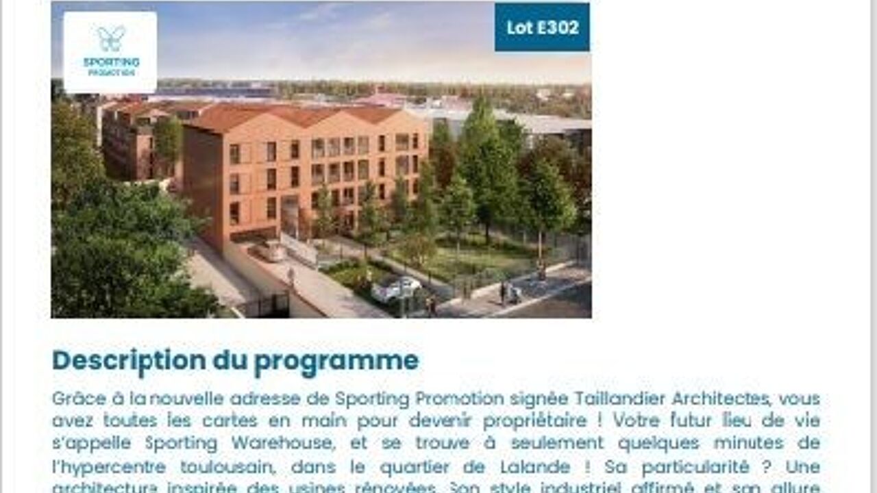 appartement 5 pièces 105 m2 à vendre à Toulouse (31200)