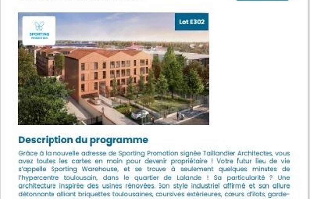 appartement 5 pièces 105 m2 à vendre à Toulouse (31200)