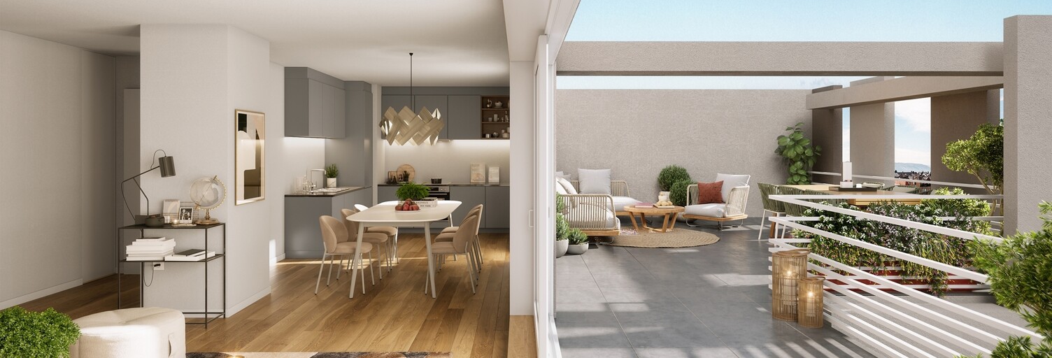 Appartement neuf T2, T3 Pièce 41 à 56 m² à vendre à Clermont-Ferrand (63000)