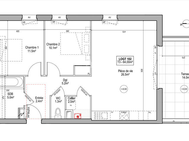 Appartement avec jardin Saint Hilaire De Riez 3 pi — photo du bien