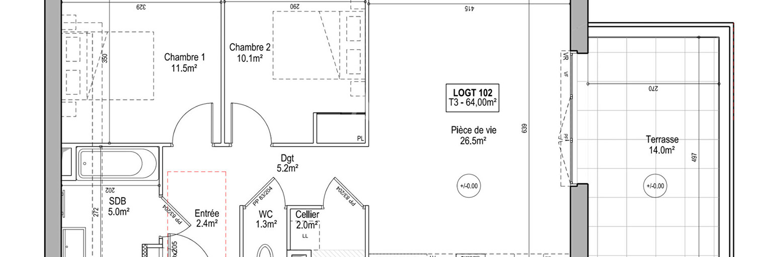 Appartement 3 Pièces 63 m² à vendre à Saint-Hilaire-de-Riez (85270)