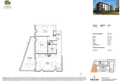 Appartement 3 pièces 245000 €