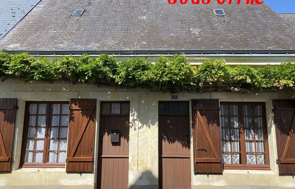 maison 3 pièces 50 m2 à La Chartre-sur-le-Loir (72340)