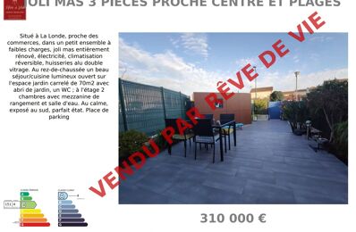 vente maison 310 000 € à proximité de Solliès-Pont (83210)