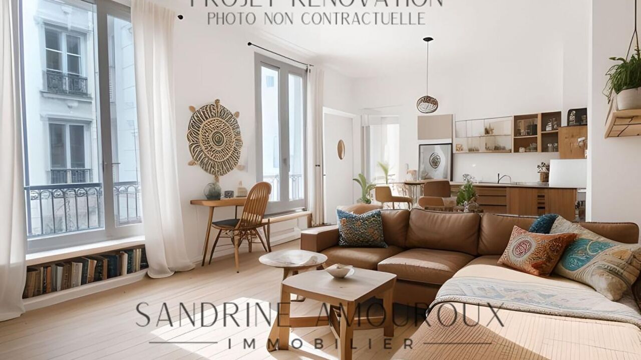 appartement 2 pièces 40 m2 à vendre à Paris 18 (75018)