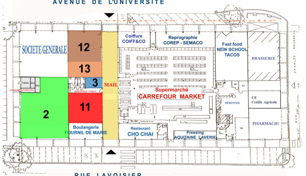 Local commercial  à louer Pau 64000