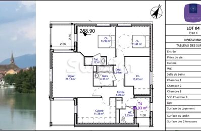 vente appartement 301 500 € à proximité de Prévessin-Moëns (01280)
