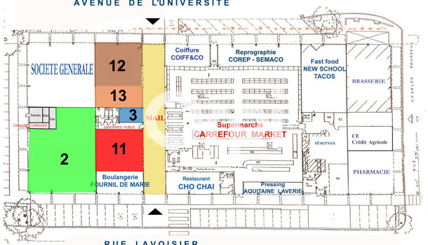 Local commercial  à louer Pau 64000