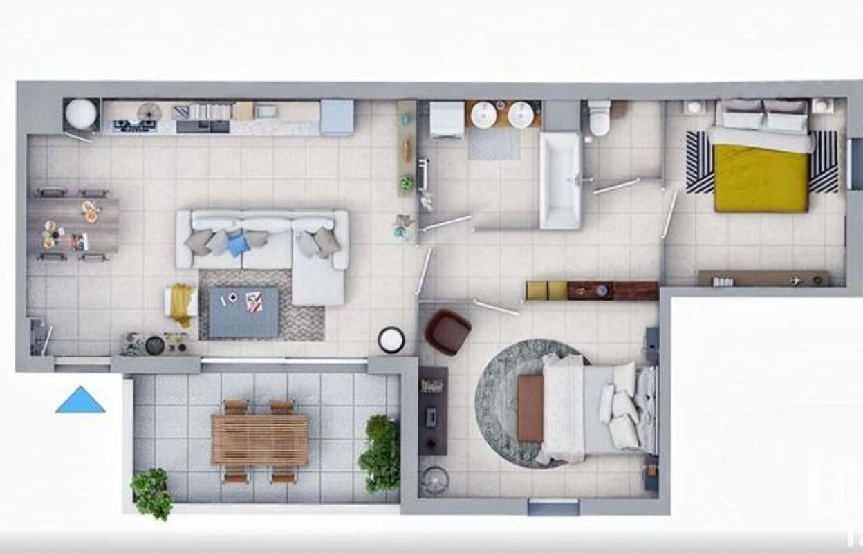 appartement 3 pièces 71 m2 à vendre à Nîmes (30900)