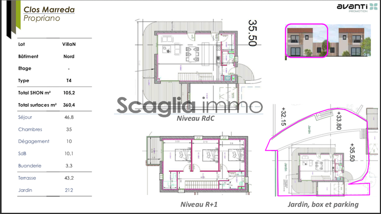 maison 4 pièces 105 m2 à vendre à Propriano (20110)