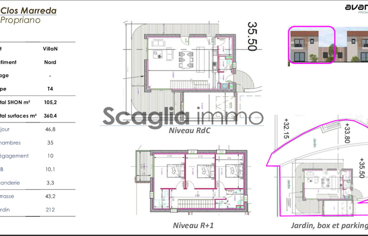 maison 4 pièces 105 m2 à vendre à Propriano (20110)