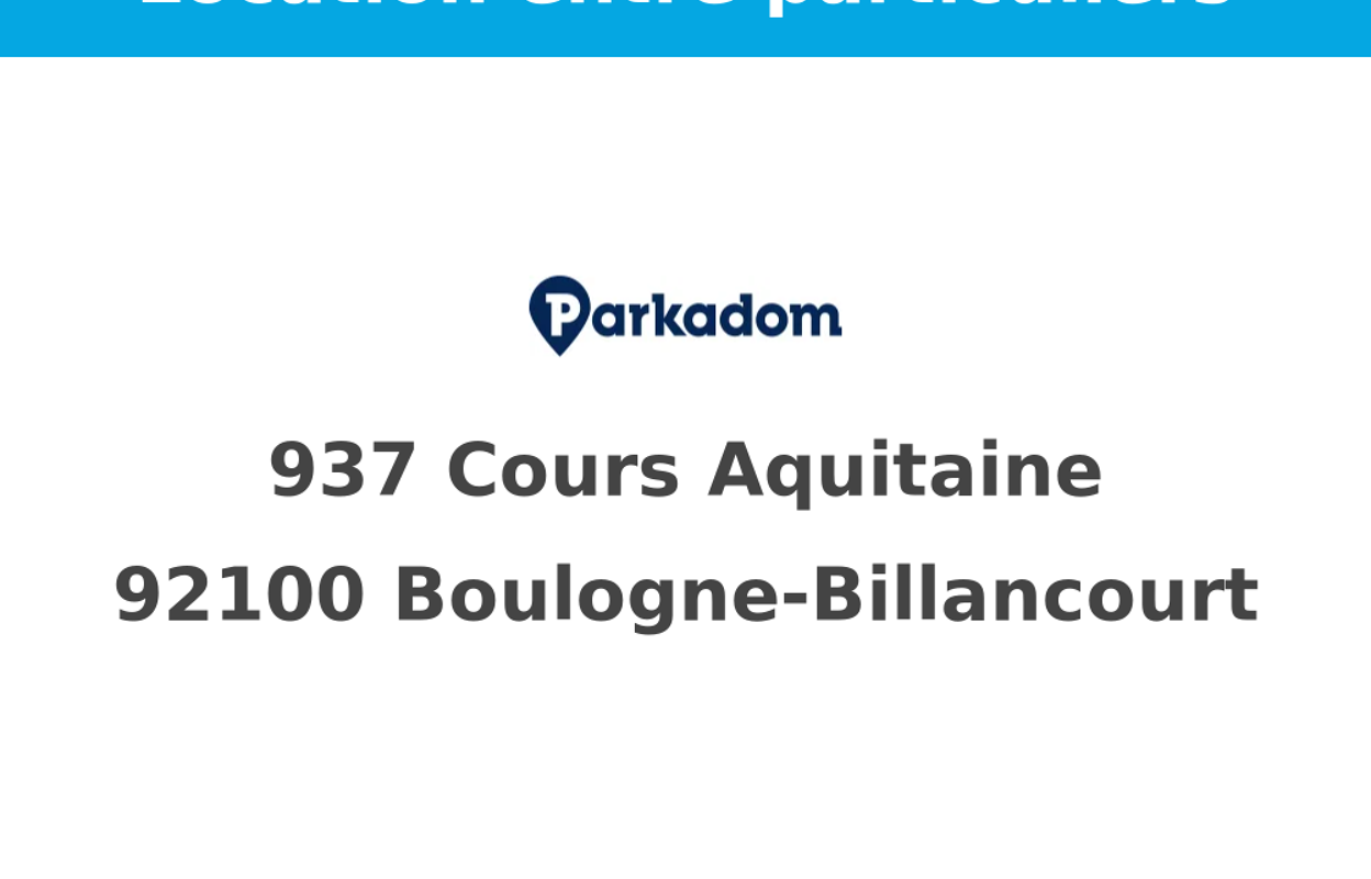 garage  pièces  m2 à louer à Boulogne-Billancourt (92100)