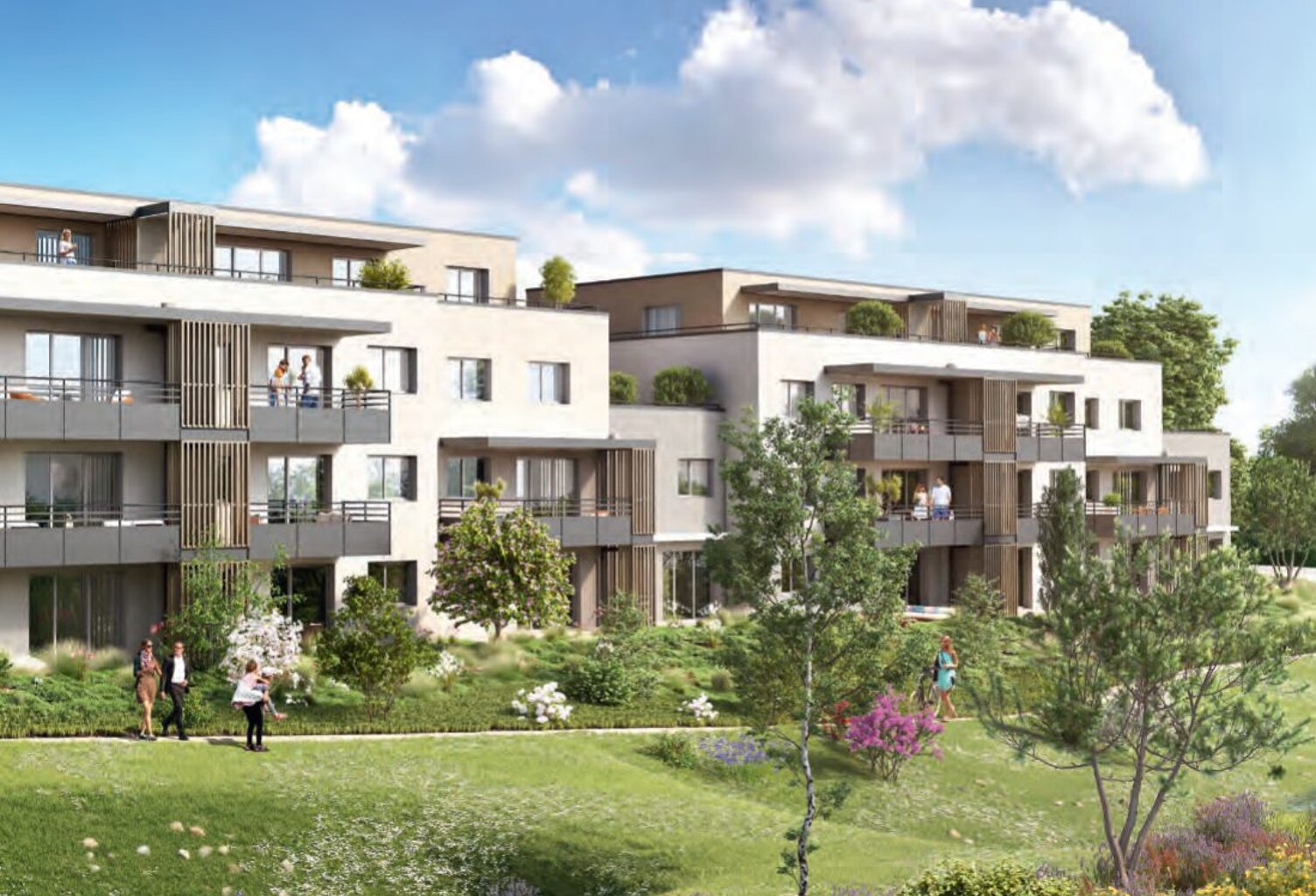 Appartement neuf T3 de 58,6 m2, surface utile 76,2 m2 — photo 1