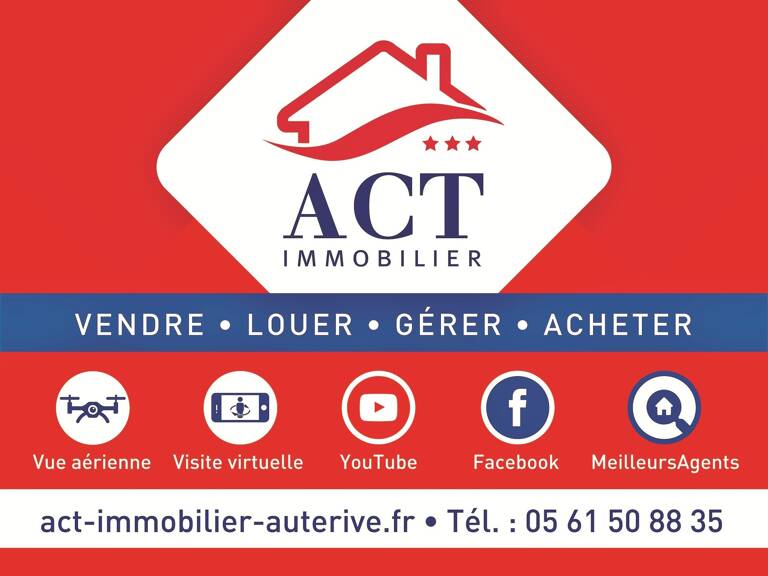 Terrain  constructible de 1025 m² à Auterive — photo 1