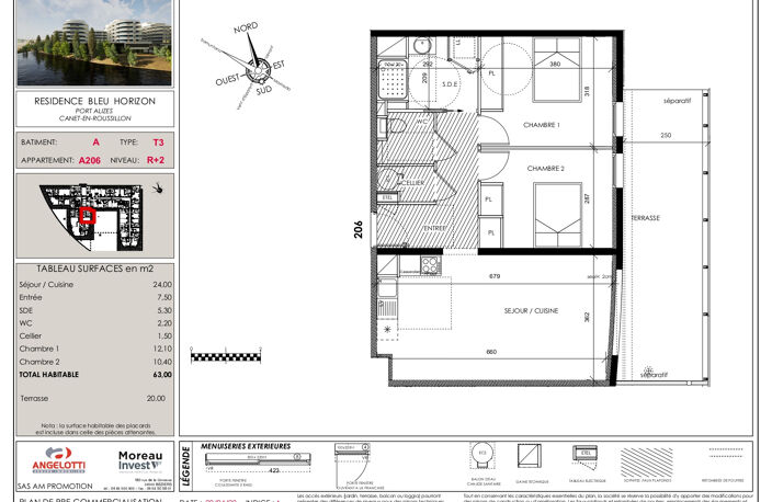 Proche mer superbe F3 à étrenner avec terrasse 20m2 — photo 2