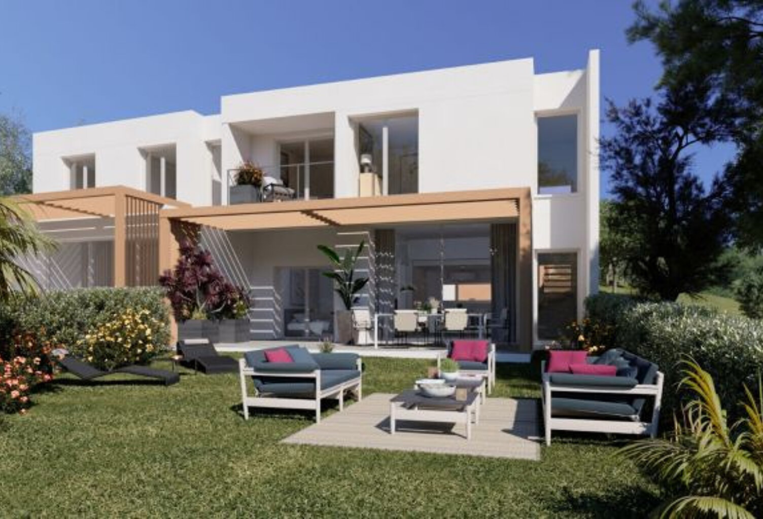 F3 65 m2 à étrenner avec terrasse 40 m2 et 2 parkings — photo 1