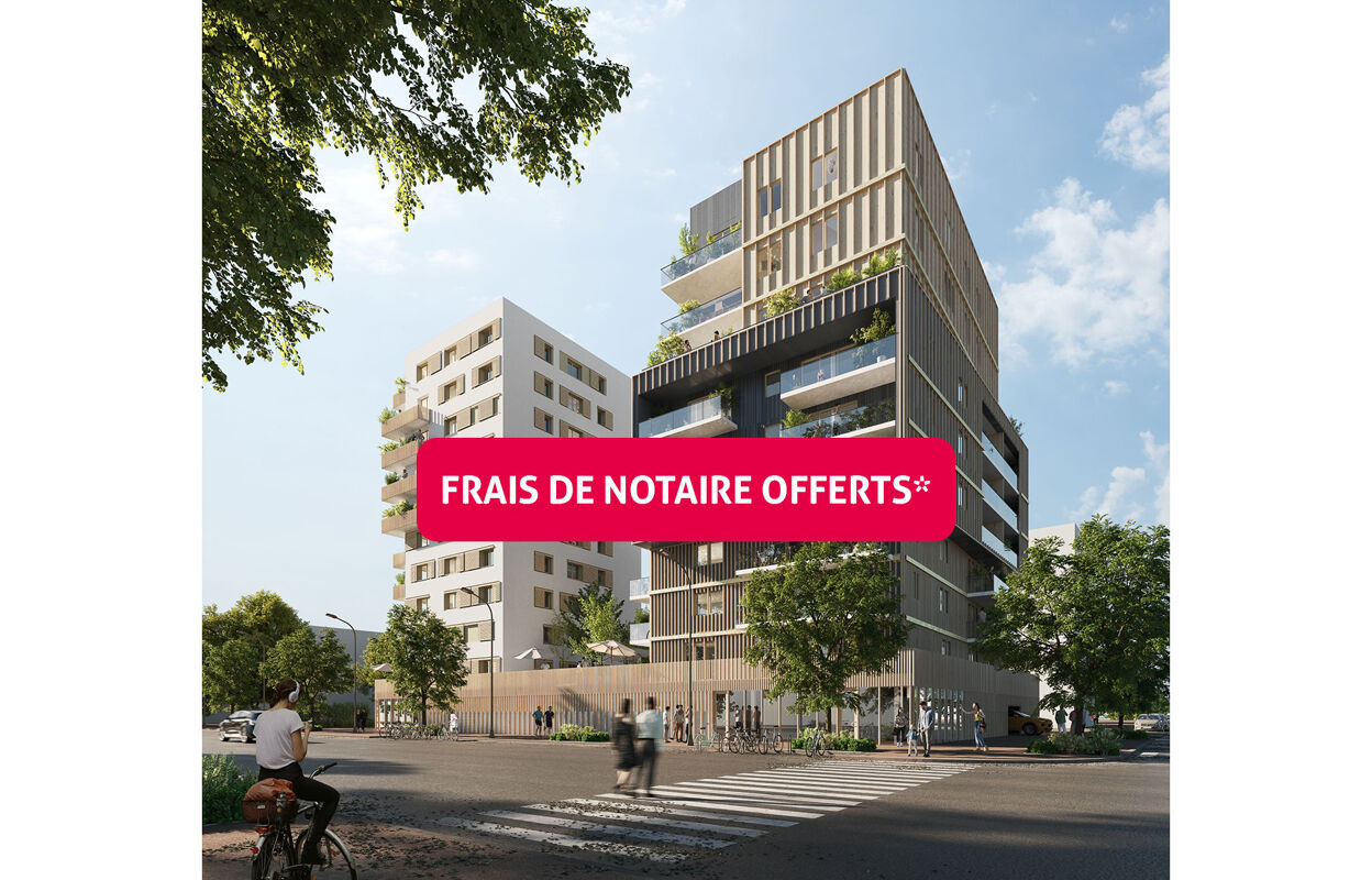 appartement neuf T3 pièces 63 à 67 m2 à vendre à Rennes (35000)