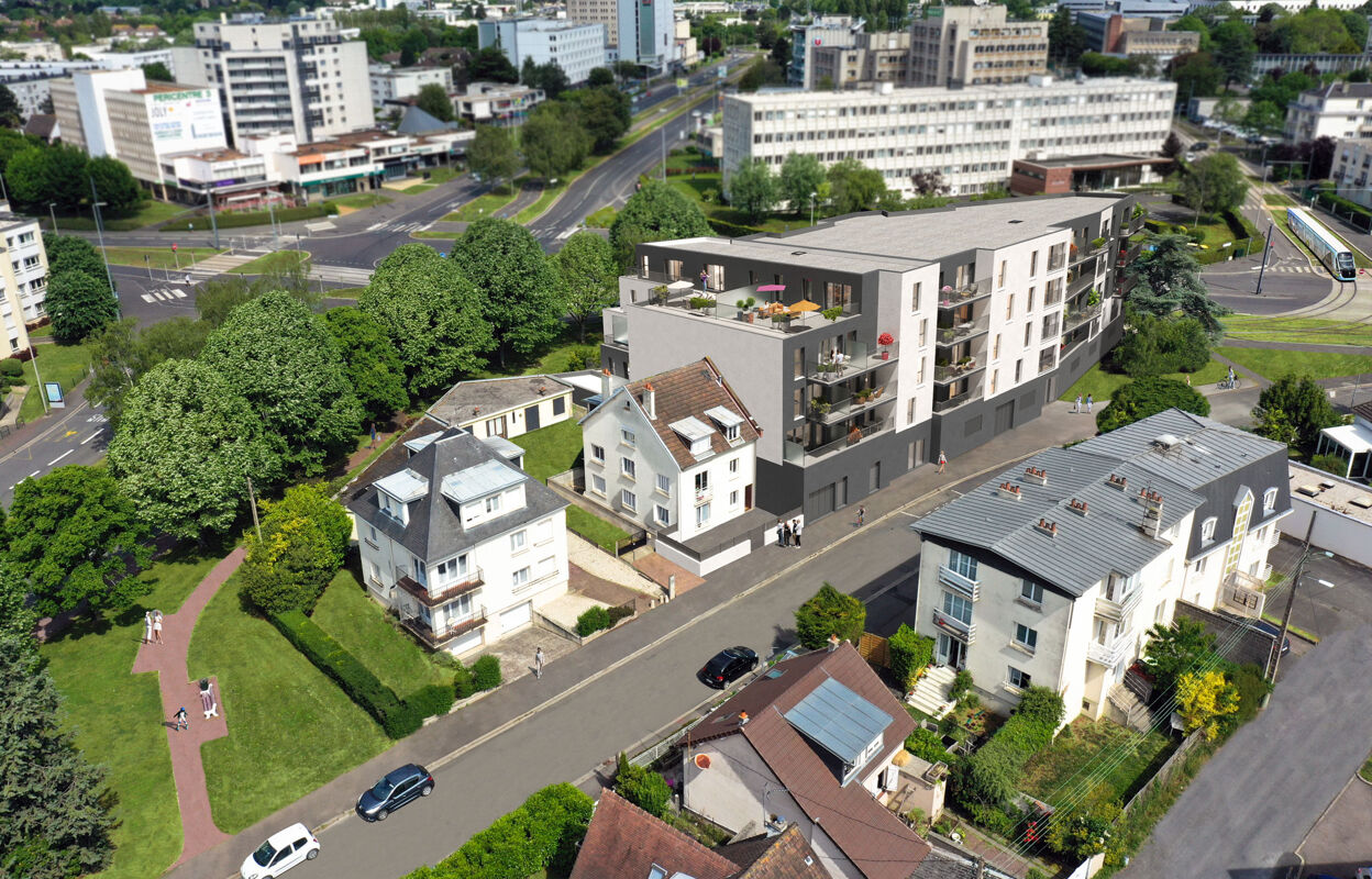appartement neuf T1, T2, T4, T5 pièces 39 à 105 m2 à vendre à Caen (14000)