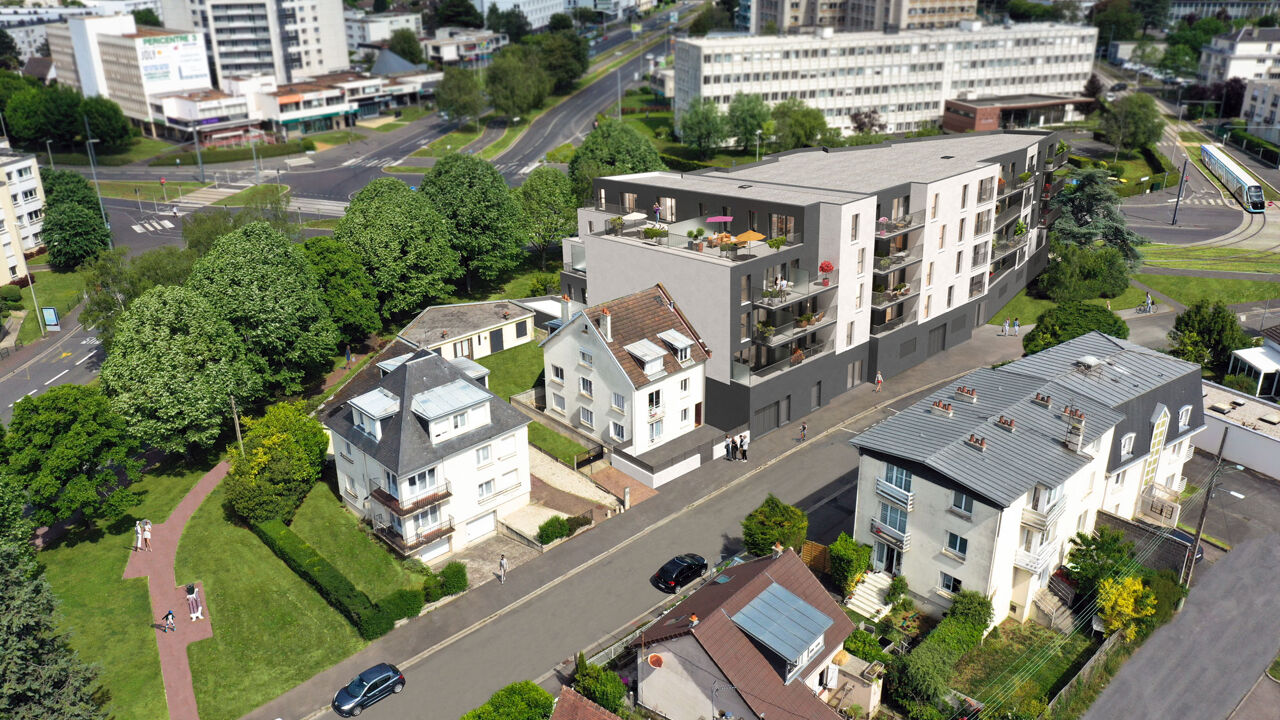 appartement neuf T1, T3, T4 pièces 41 à 100 m2 à vendre à Caen (14000)