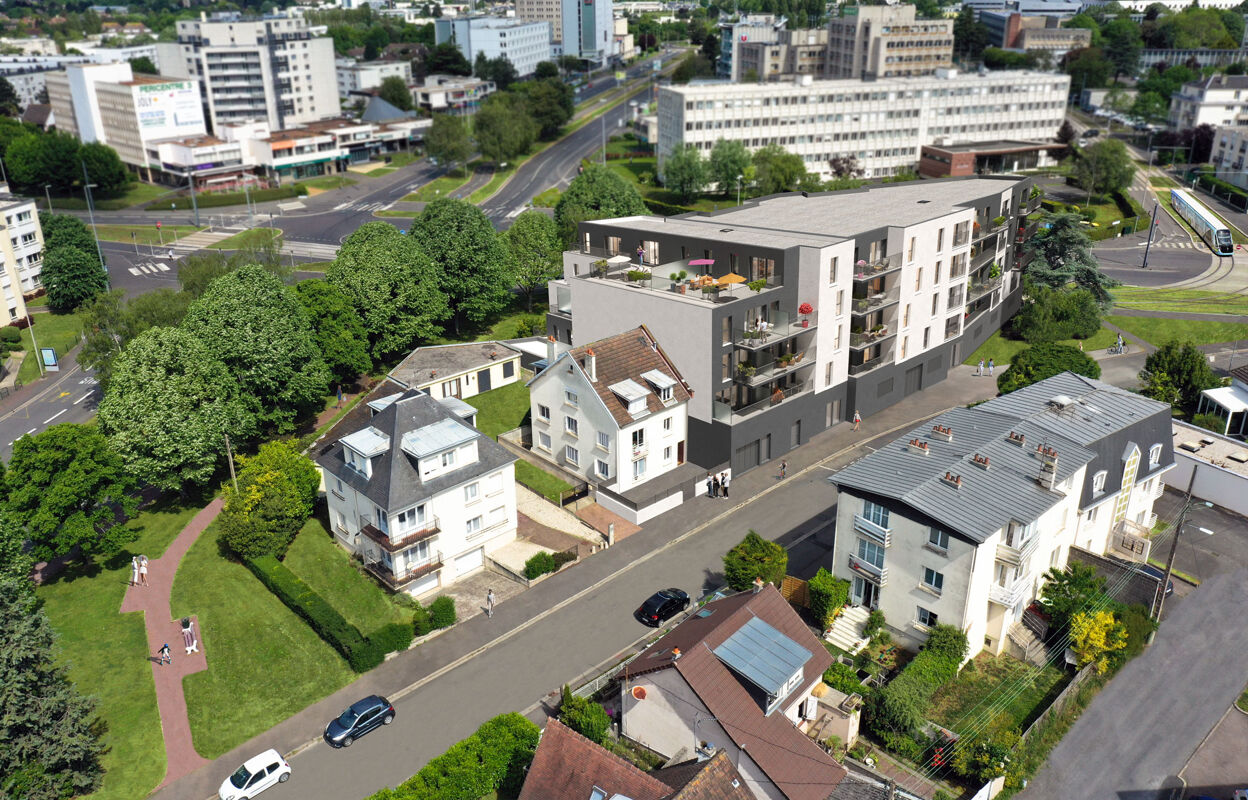 appartement neuf T1, T3, T4 pièces 41 à 100 m2 à vendre à Caen (14000)