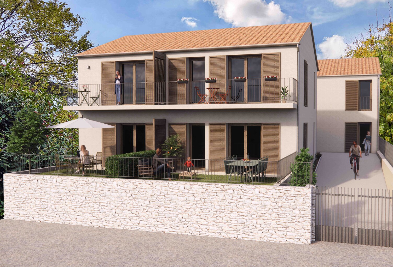 Résidence neuve en plein coeur du village de Saint-Florent — photo 1