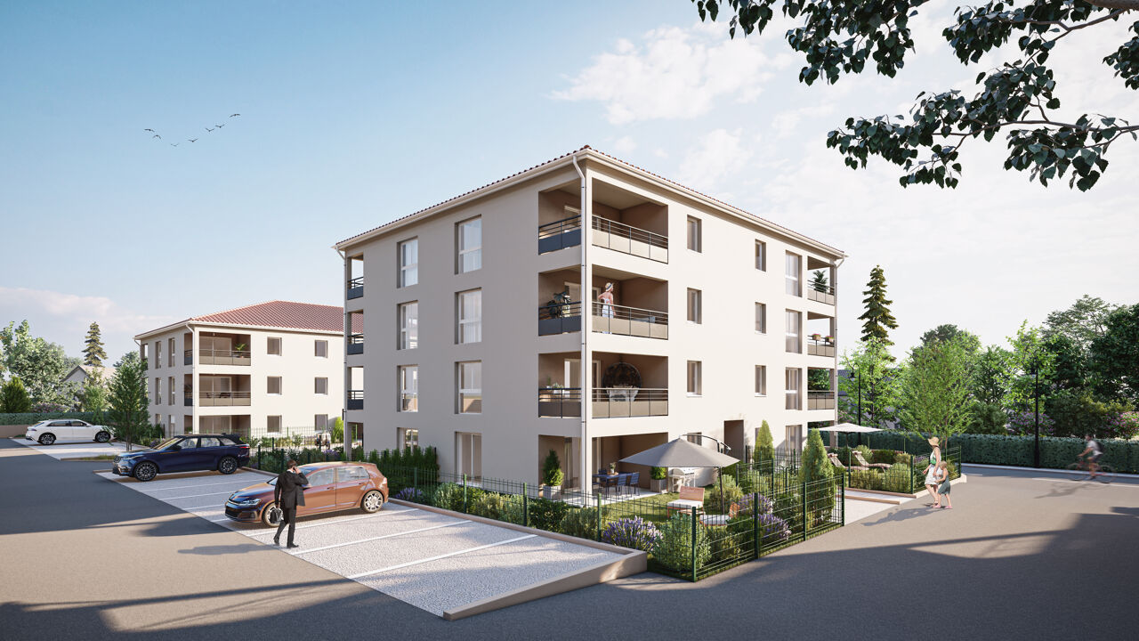 appartement neuf T2, T3 pièces 50 à 63 m2 à vendre à Les Abrets (38490)