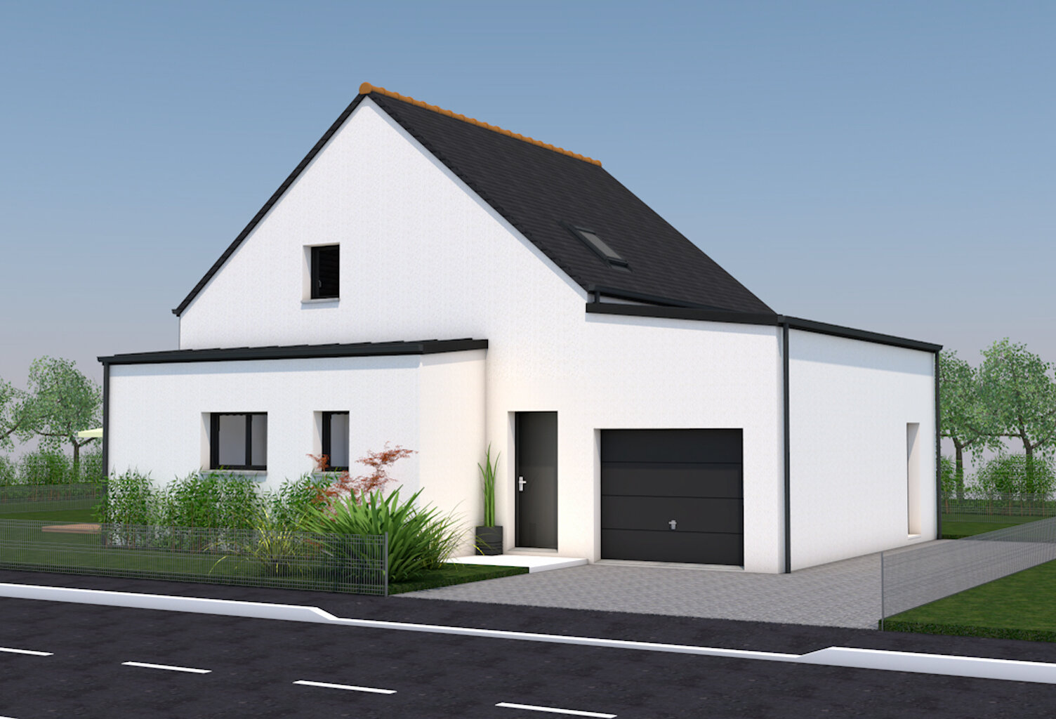 Maison Etage contemporaine — photo 1