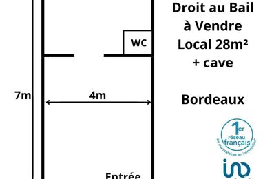 vente commerce 35 400 € à proximité de Bordeaux (33800)