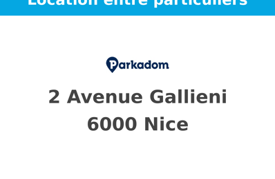 location garage 160 € CC /mois à proximité de Nice (06100)