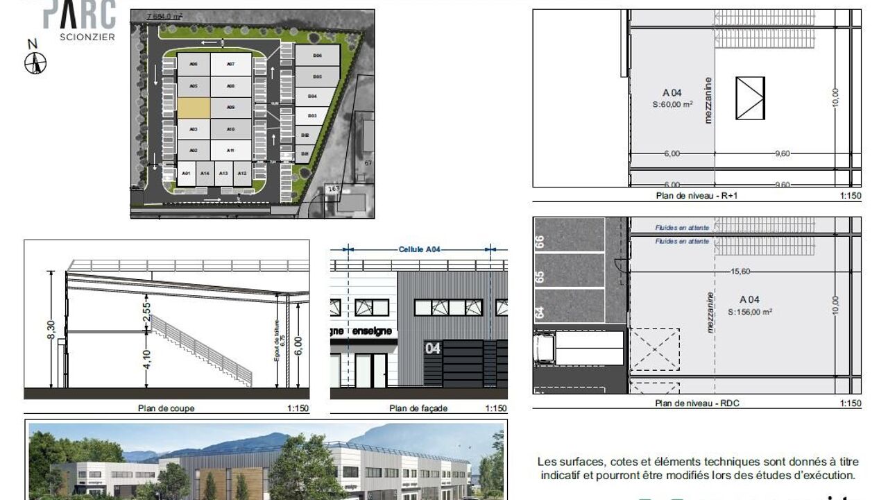 commerce  pièces 216 m2 à vendre à Scionzier (74950)