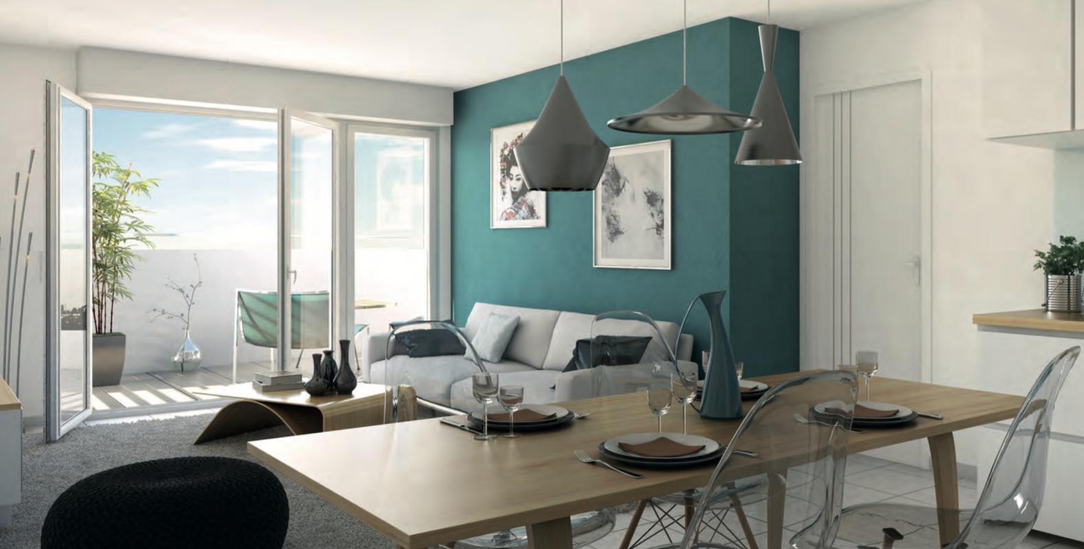 Appartement 2 pièce(s) 40 m²à vendre Villeneuve-la-garenne