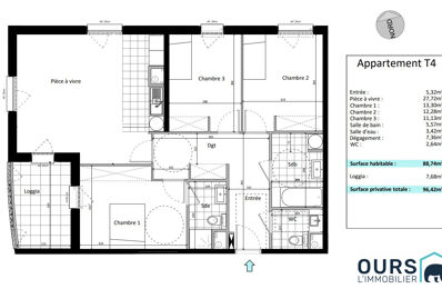 vente appartement 342 875 € à proximité de Sevran (93270)