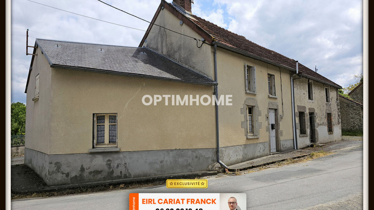 maison 4 pièces 72 m2 à vendre à Saint-Étienne-de-Fursac (23290)
