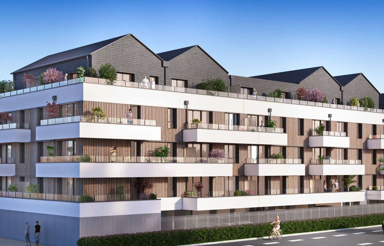 appartement neuf T2, T3, T4 pièces 45 à 88 m2 à vendre à Rouen (76000)