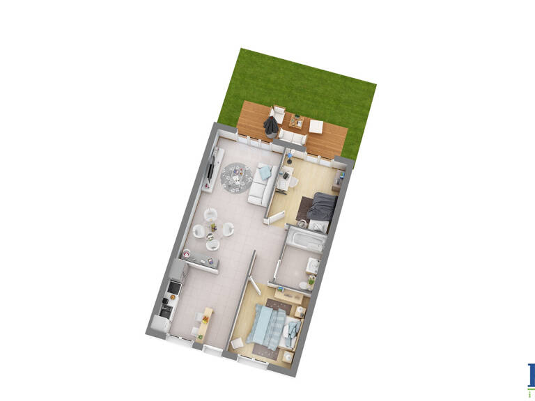 MAISON  LONS  - 3P 66 M2 FRAIS REDUITS — photo 1