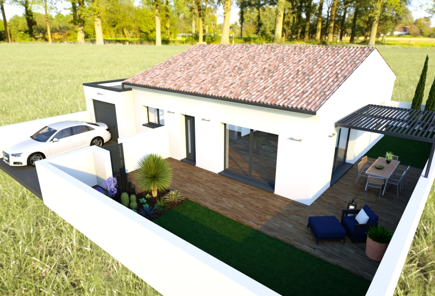Béziers, Villa T4 de plain-pied — photo 1