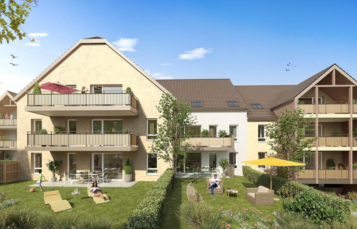 appartement neuf T1, T2, T3, T4, T5 pièces 34 à 109 m2 à vendre à Erstein (67150)