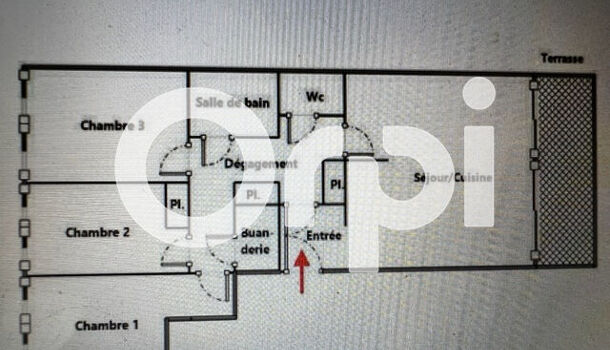 Appartement 4 pièces  à vendre Marseille 5eme 13005