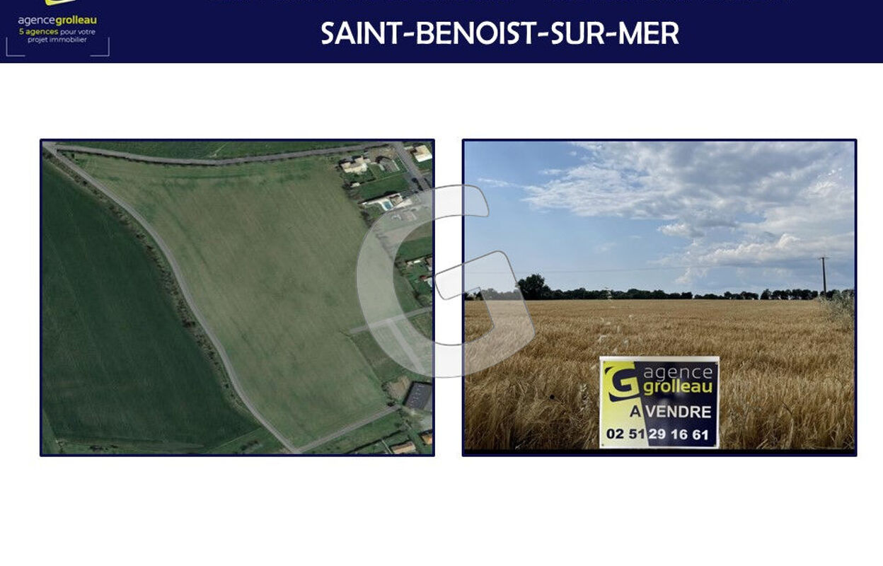 terrain  pièces 690 m2 à vendre à Saint-Benoist-sur-Mer (85540)