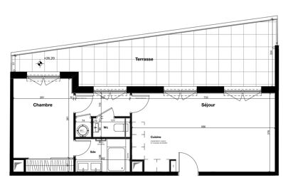 vente appartement 353 000 € à proximité de Châteauneuf-Villevieille (06390)