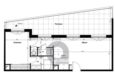 vente appartement 353 000 € à proximité de Châteauneuf-Villevieille (06390)