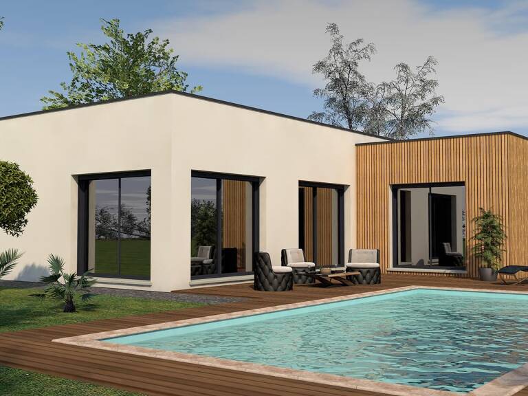 Maison 4 pièces 106.00 m² - Terrain: 430 m² — photo 1